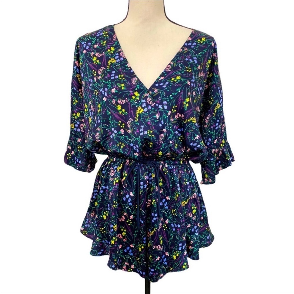 Victoria’s Secret Floral  Romper Sz L